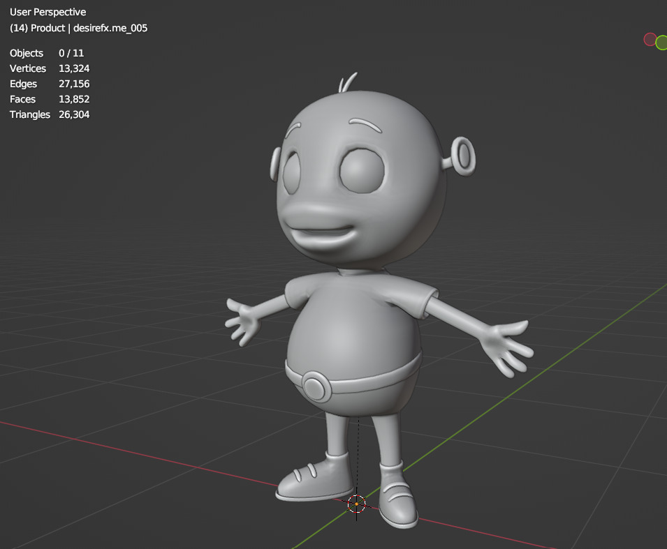 Zog the Friendly Alien 3D model_6