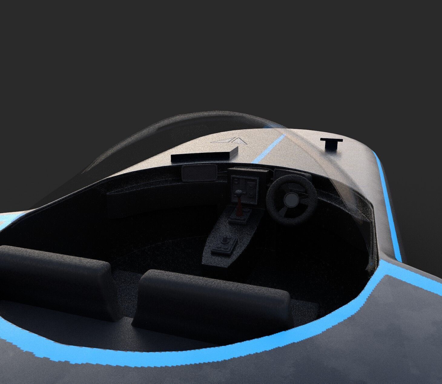 Star Wars Landspeeder 3D Model Sci-fi and Traditional Low-poly 3D model_9