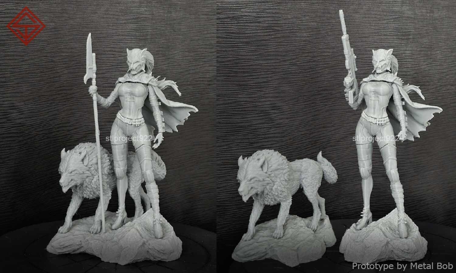 Dire Wolf 3D print model_2