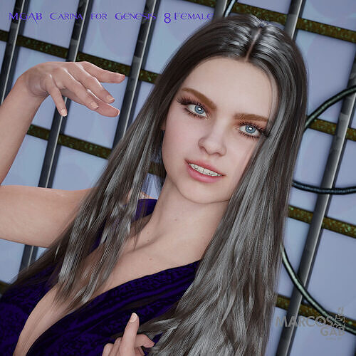 MGAB Carina for Genesis 8 Female 3D model