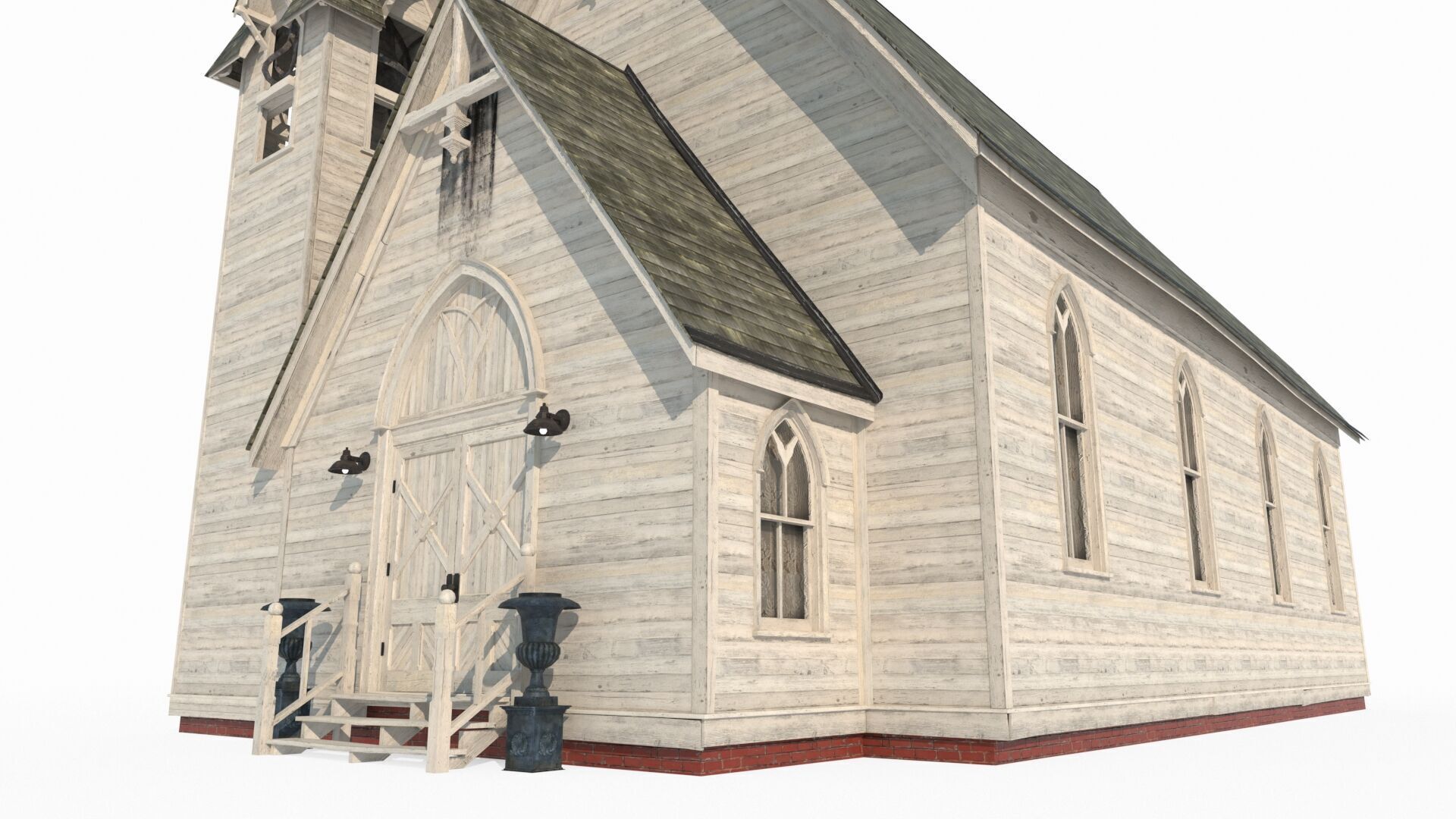 19th century architectural church 3D model_7