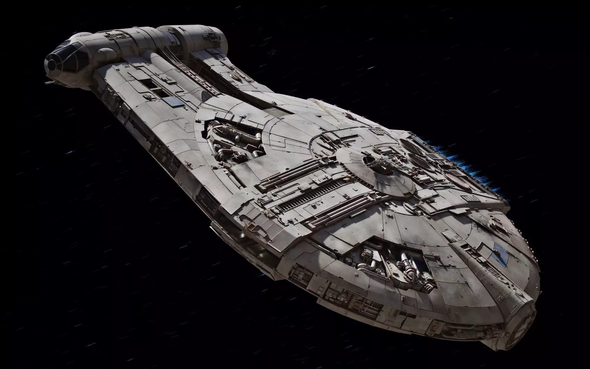 YT-2400 Light Freighter Outrider 3D model_0