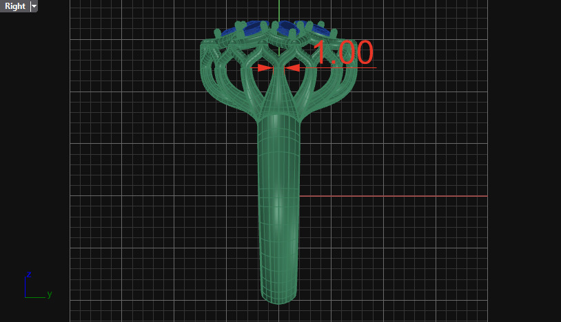 Cluster ring 3D print model_20