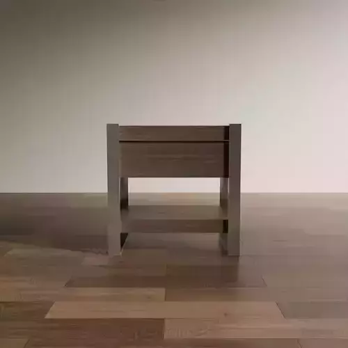 Sleek Wooden Nightstand