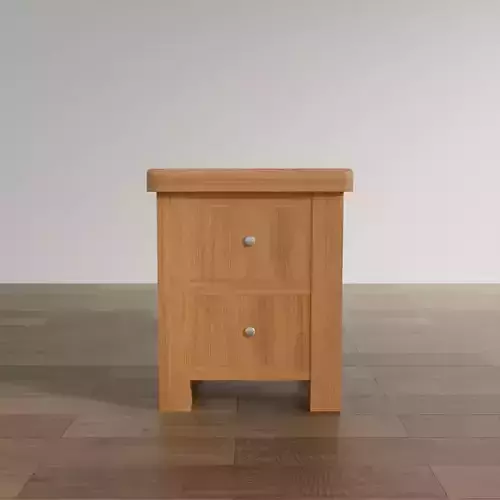 2-Drawer Traditional Bedside Table 