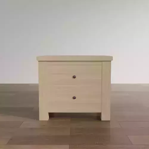 Classic Light Wood Nightstand