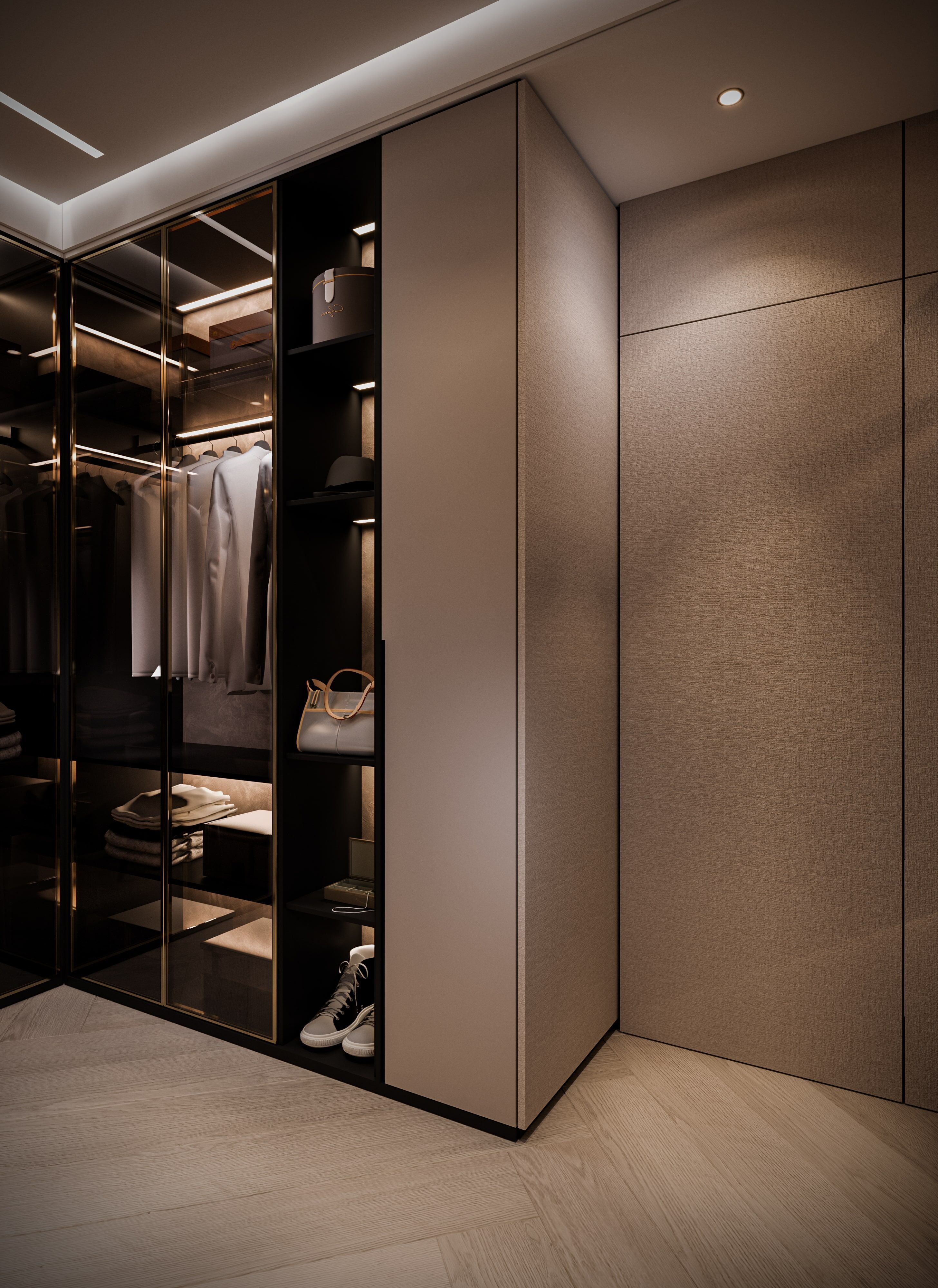 His and Hers Dressing Room 3D model_4