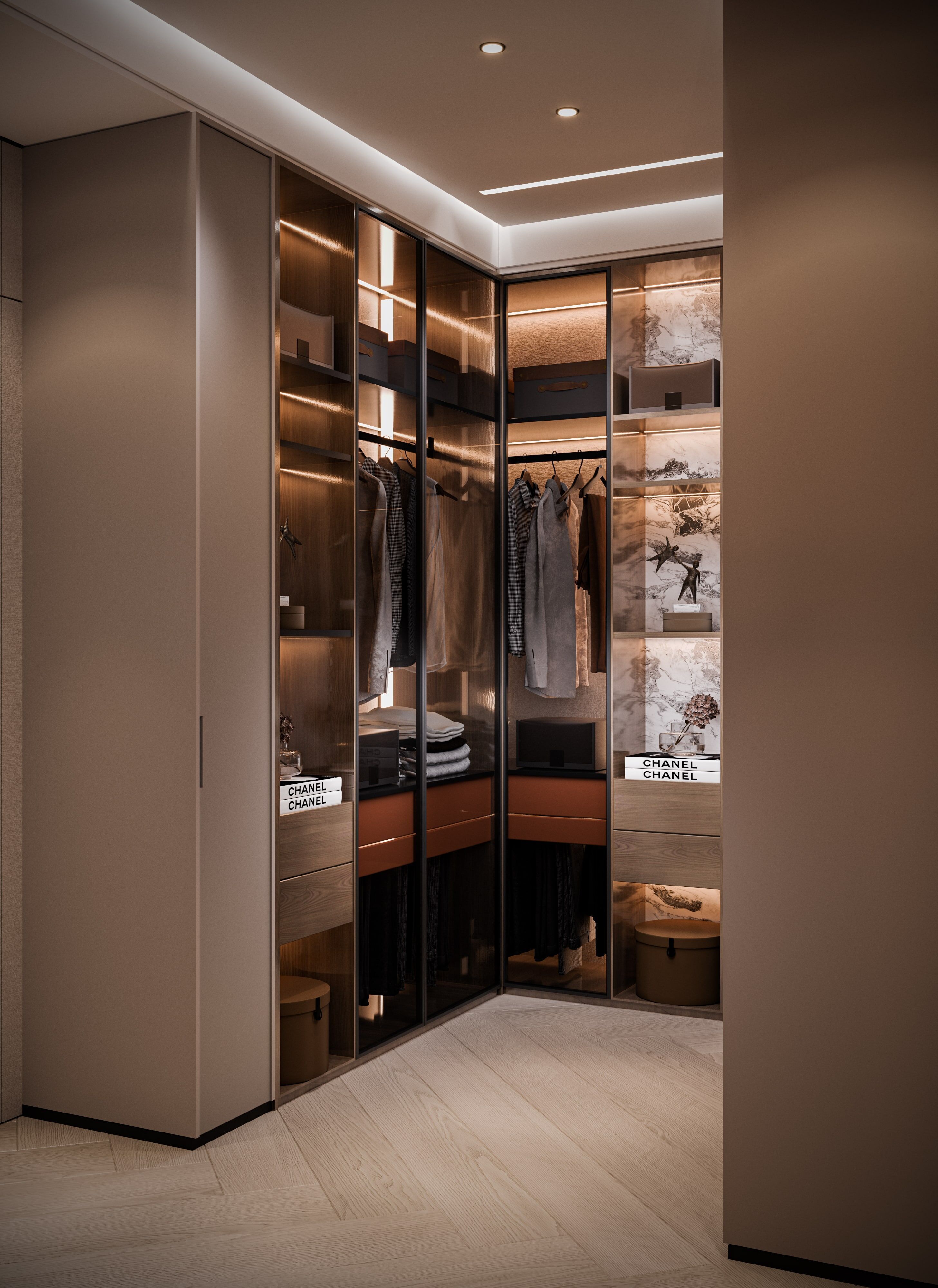 His and Hers Dressing Room 3D model_7