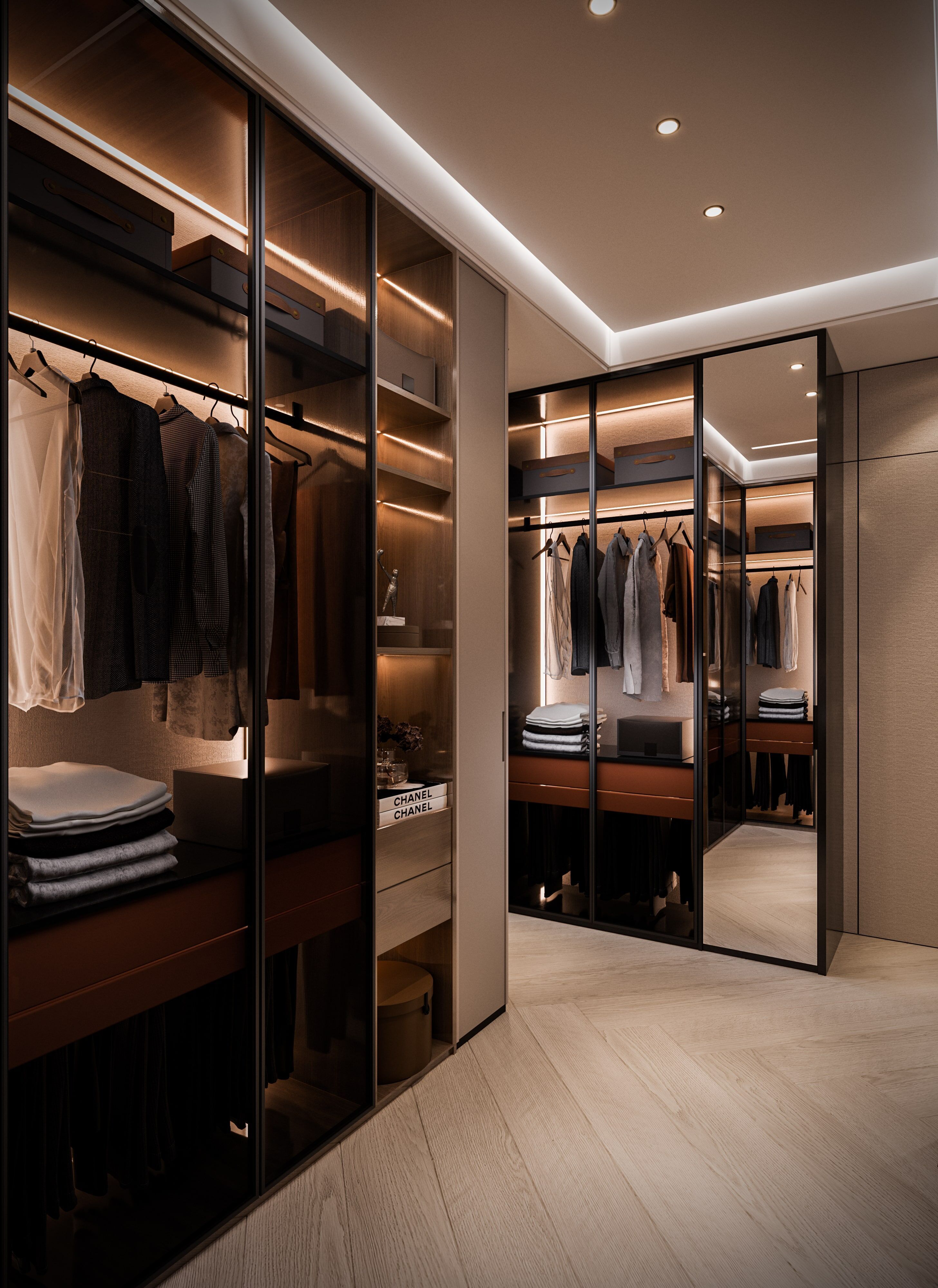 His and Hers Dressing Room 3D model_8