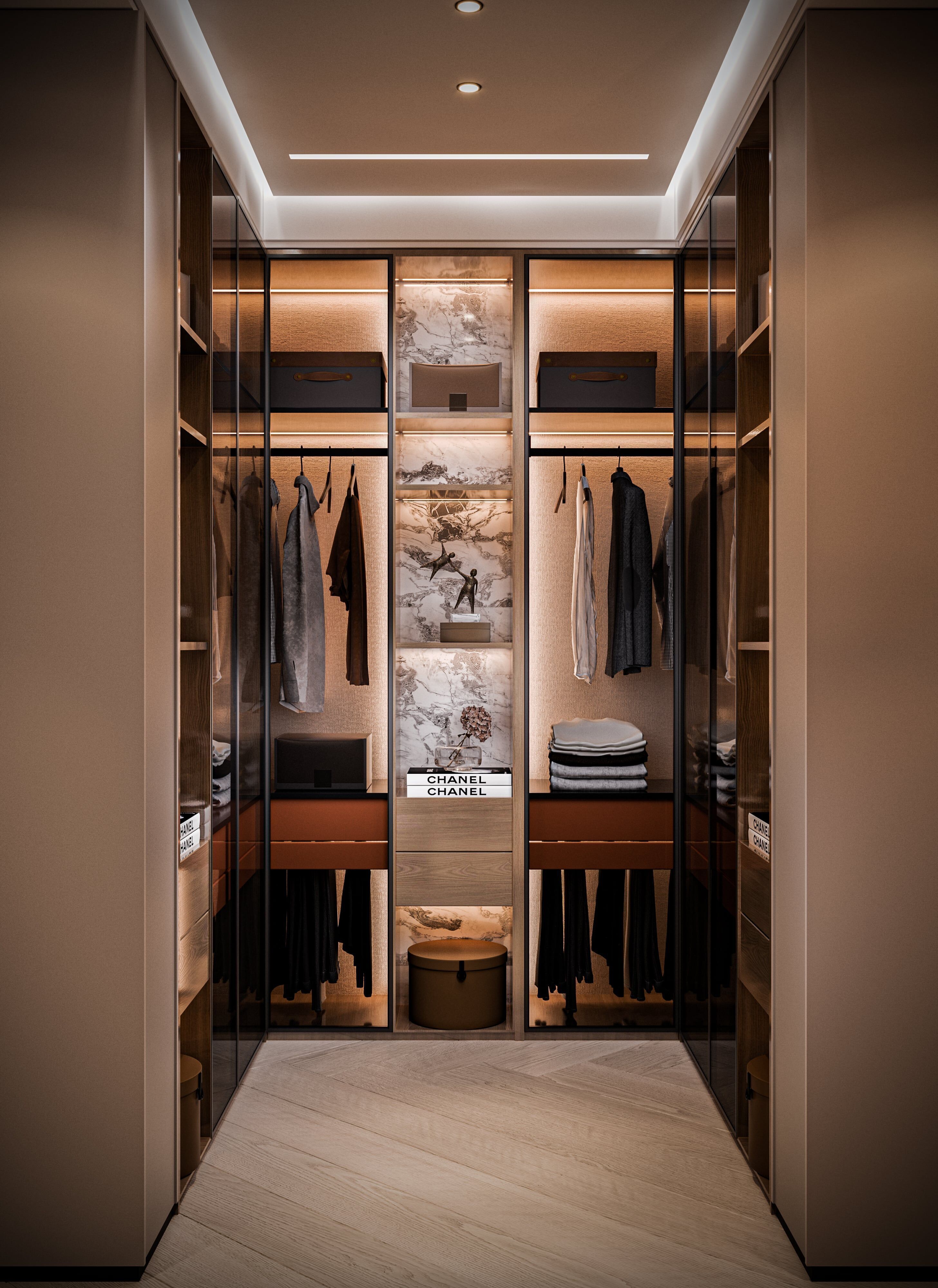 His and Hers Dressing Room 3D model_6