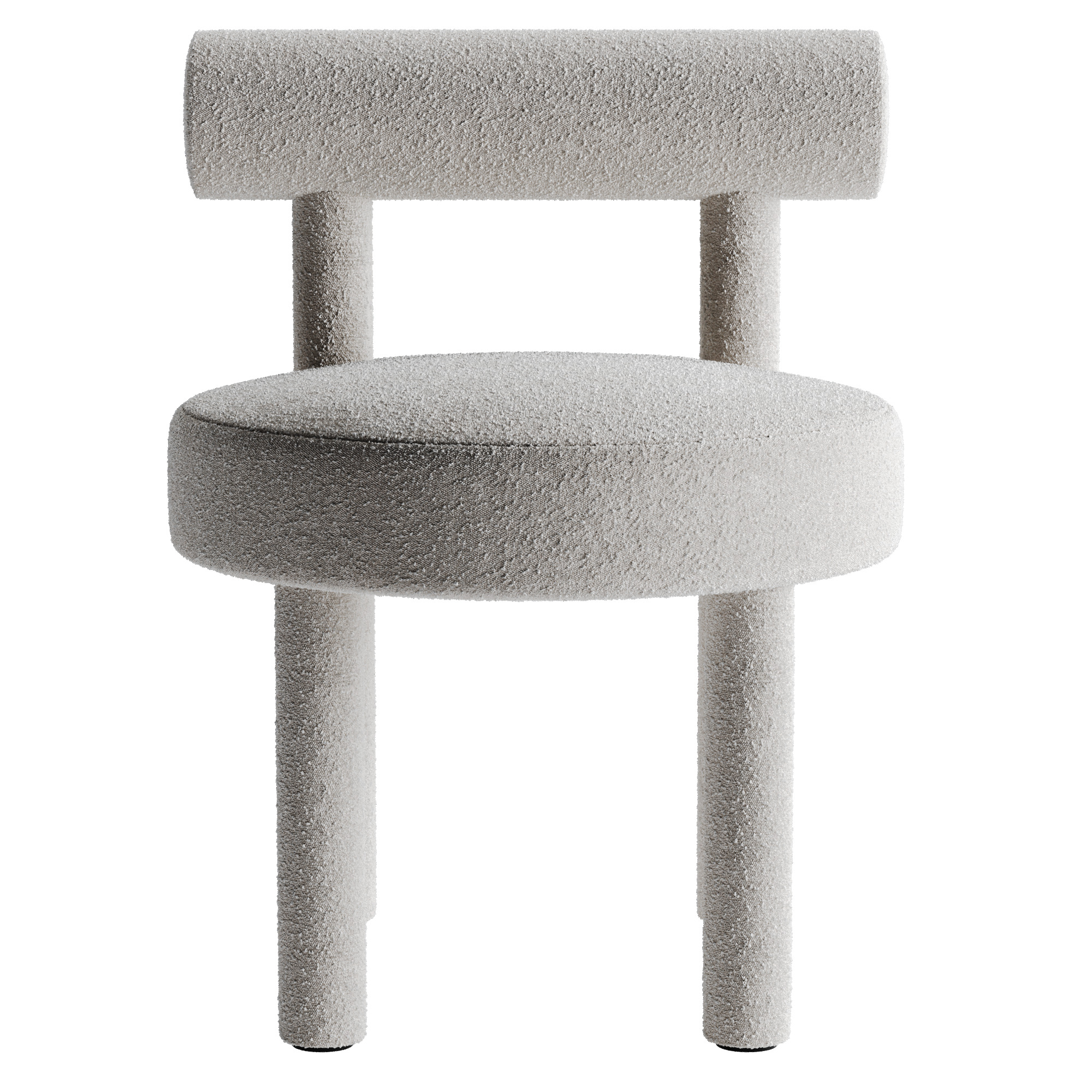 Modern Dining Chair Low-poly 3D model_52