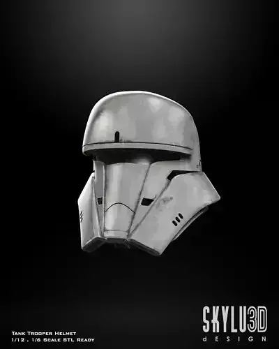 Tank Trooper Helmet One12 and One6 Scale Bundle Files