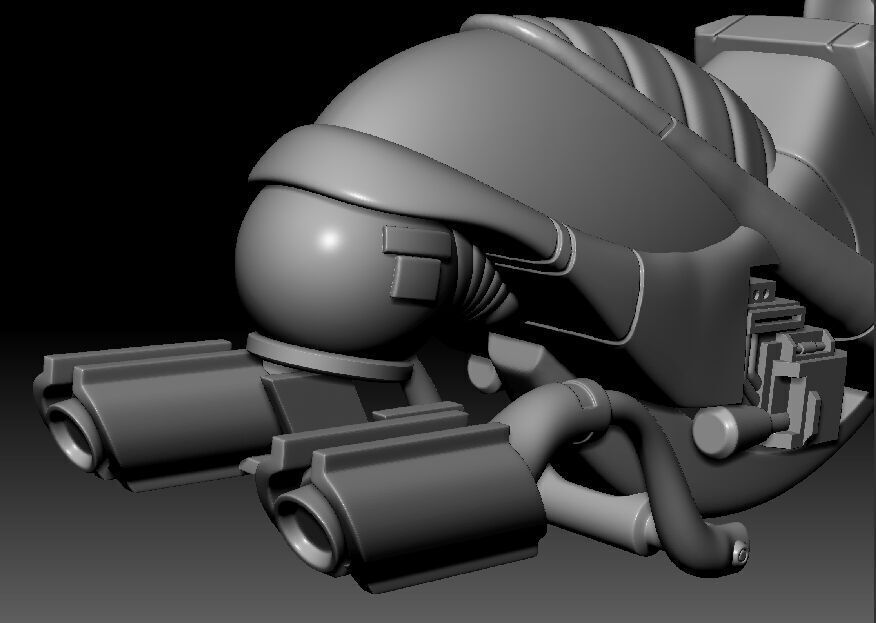 Flare-S Swoop Bike One12 Scale STL Files 3D print model_2