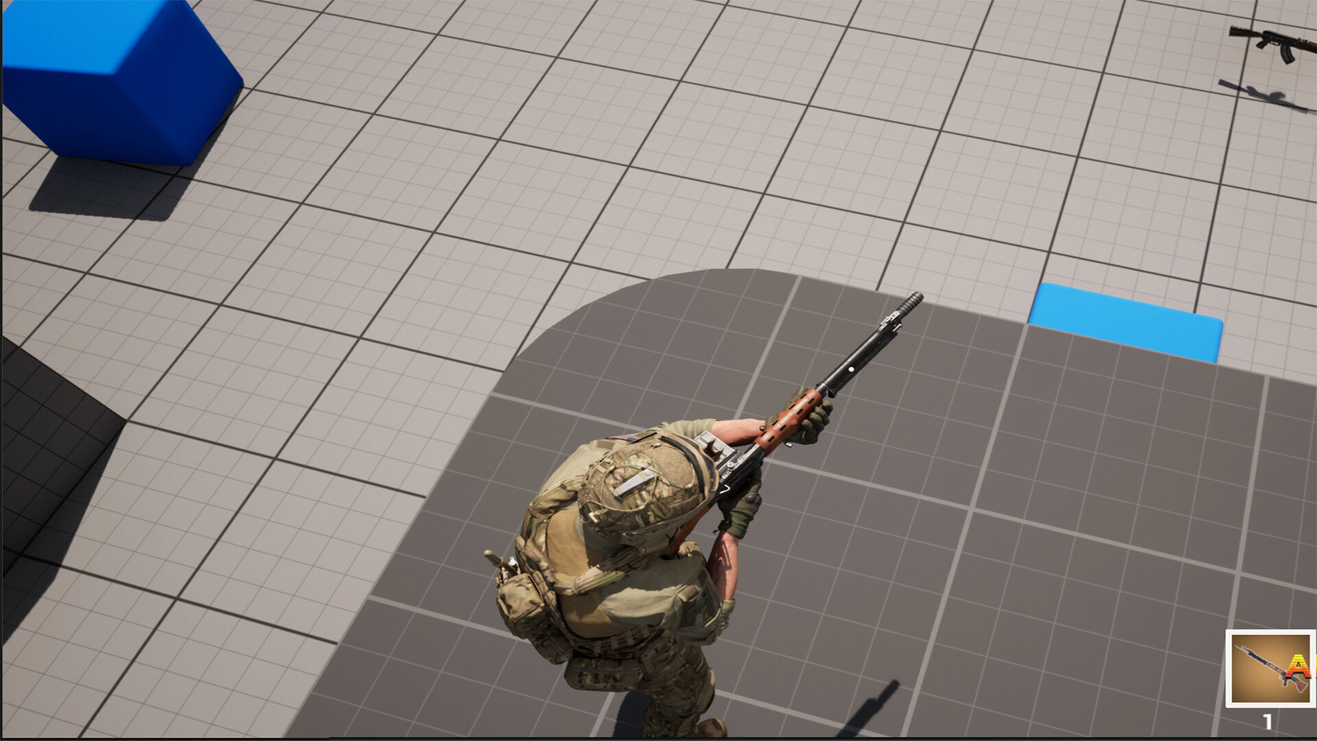 FG42 ww2 Weapon Fps - Tps Low-poly 3D model_17