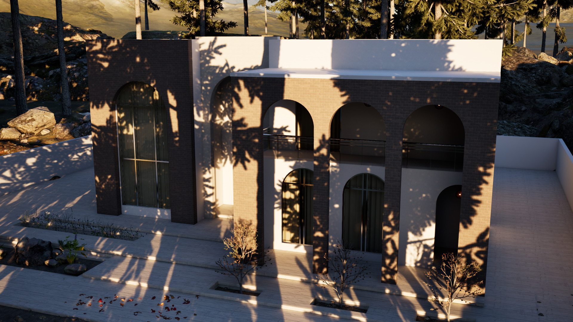 Modern HOUSE MODEL Arab  3D model_1