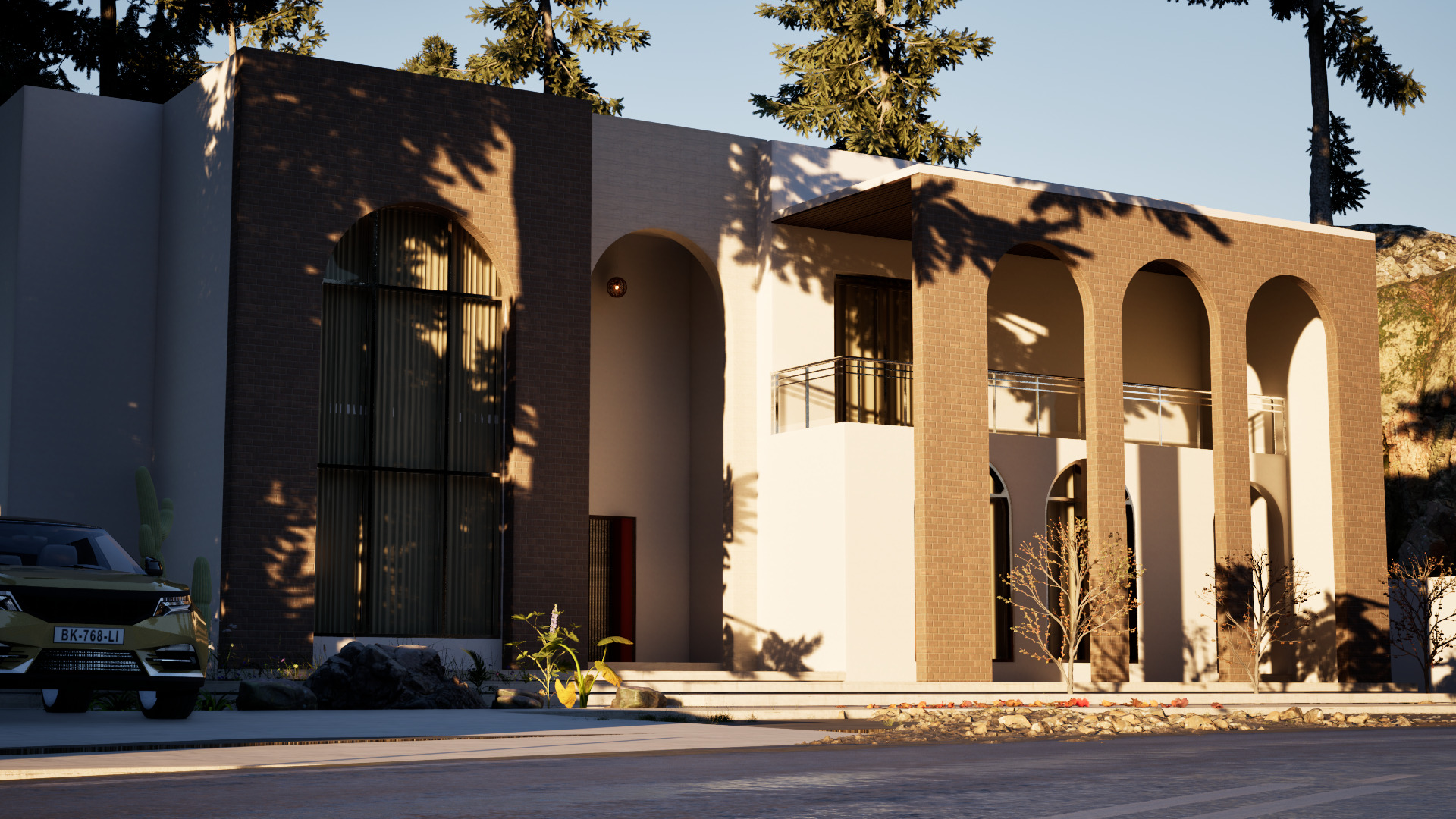 Modern HOUSE MODEL Arab  3D model_3