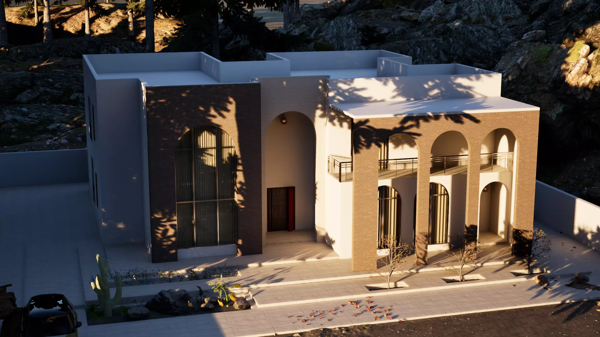 Modern HOUSE MODEL Arab  3D model_0