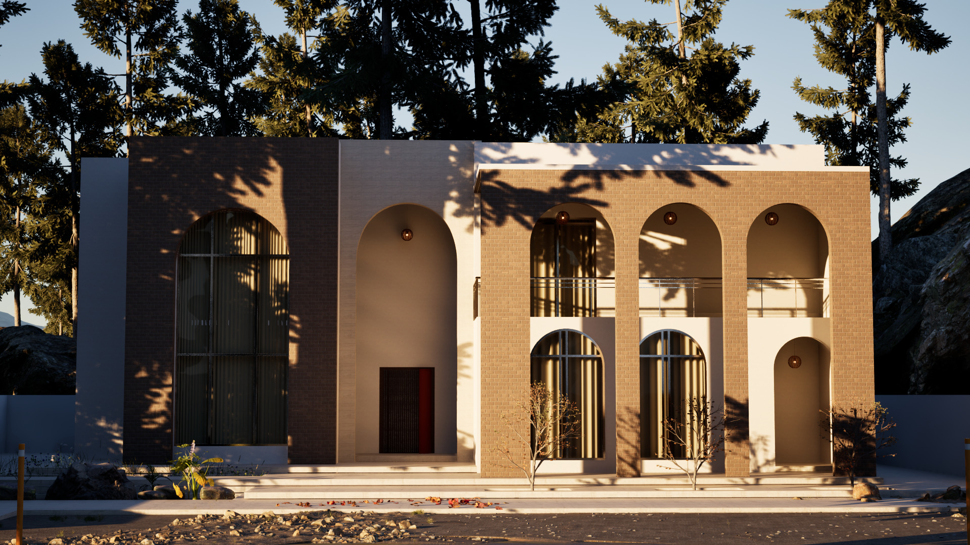 Modern HOUSE MODEL Arab  3D model_2