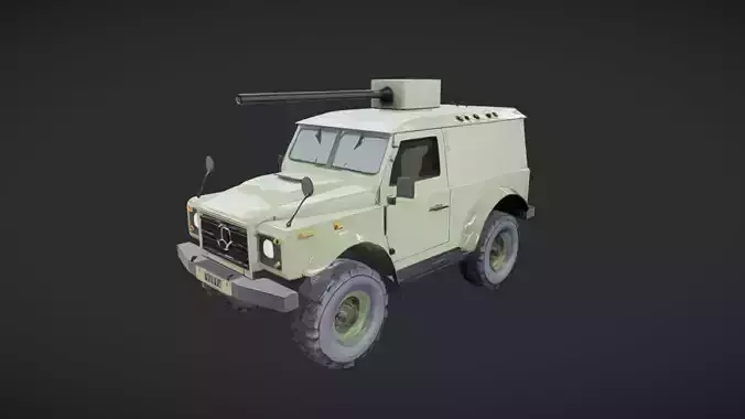 armored military vehicle with cannon