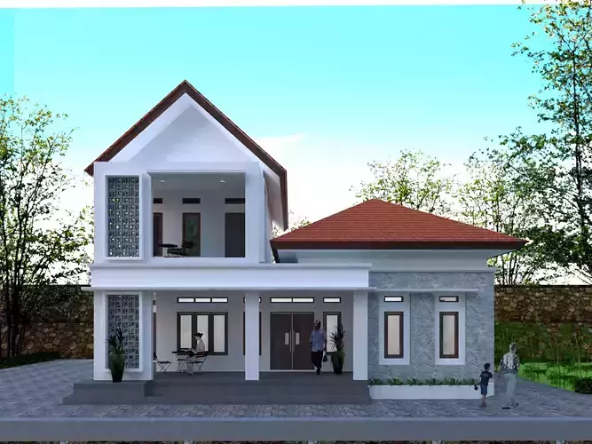 3d home exterior