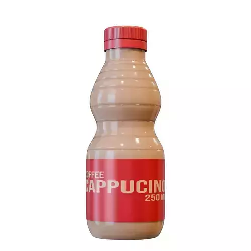 Cappucino Coffee Bottle 3D model