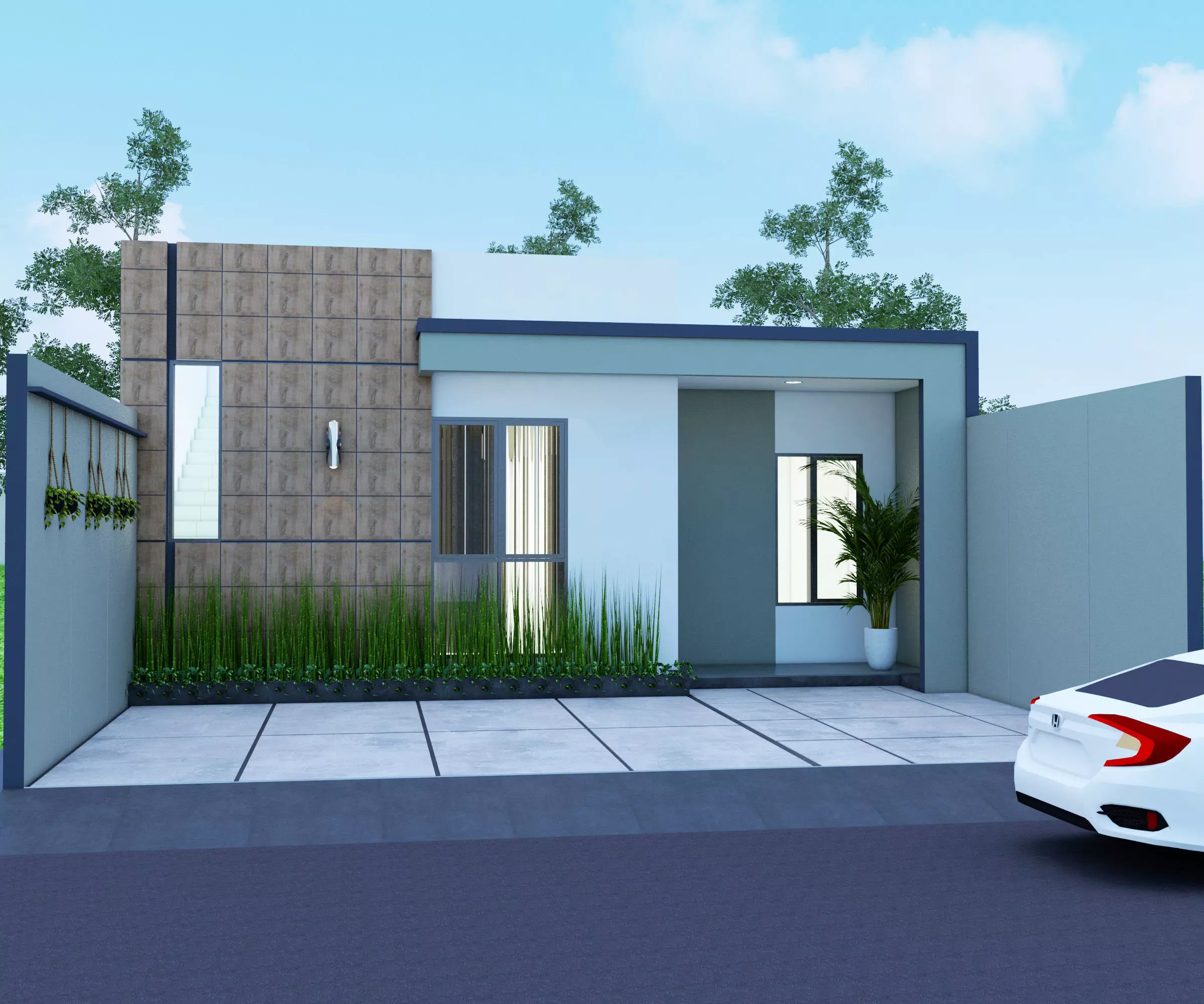 exterior home 3D model