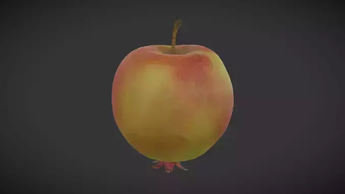 Fruit Crab Apple Low Poly