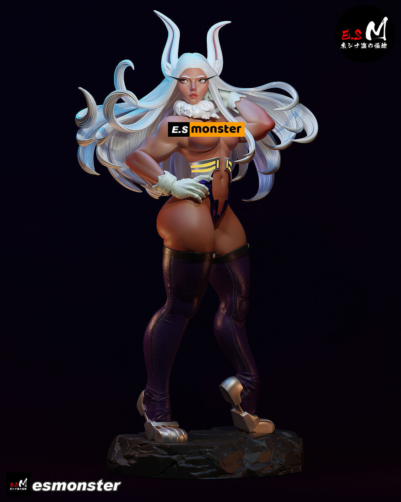 Mirko - My Hero Academia 3D print model_17