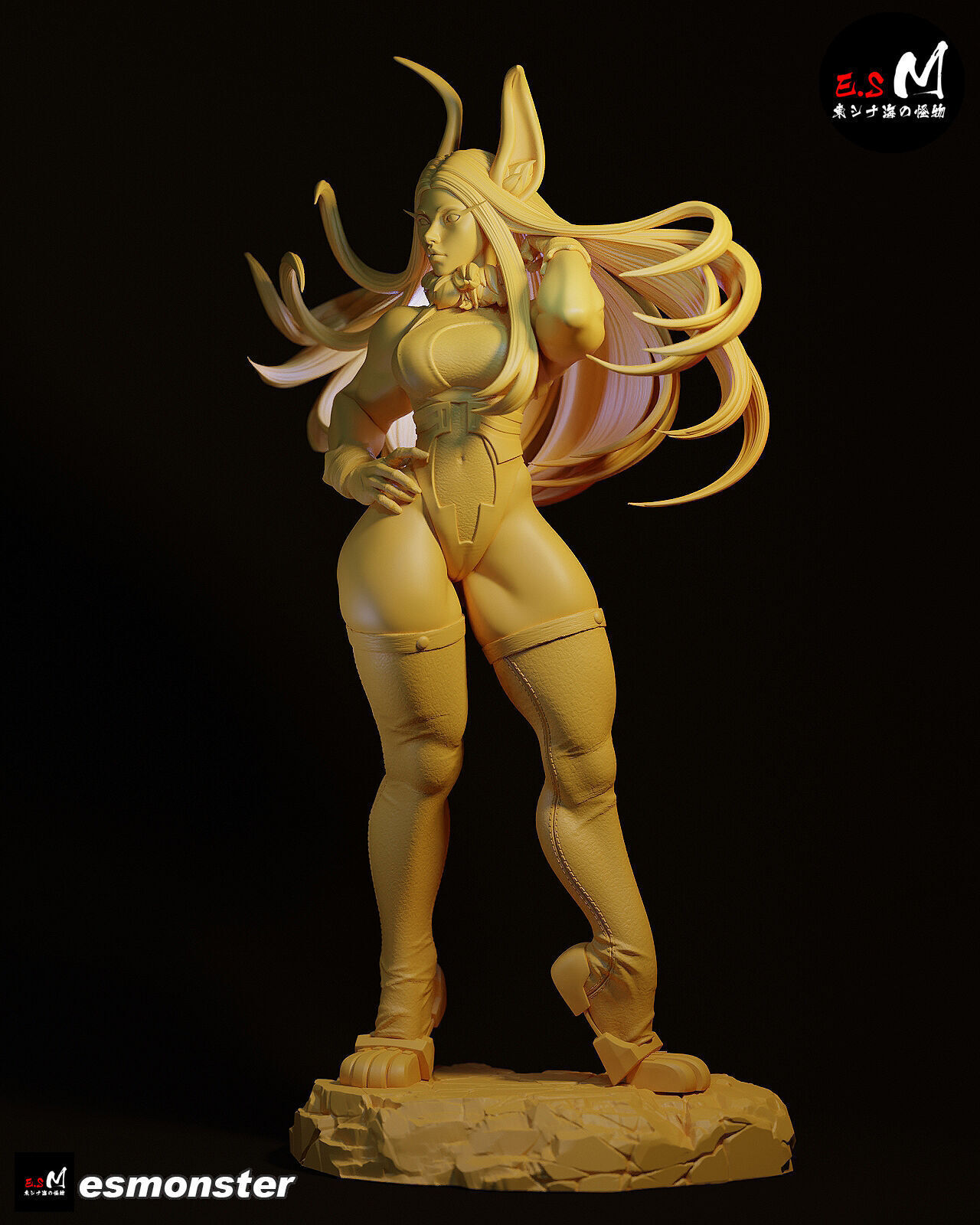 Mirko - My Hero Academia 3D print model_23