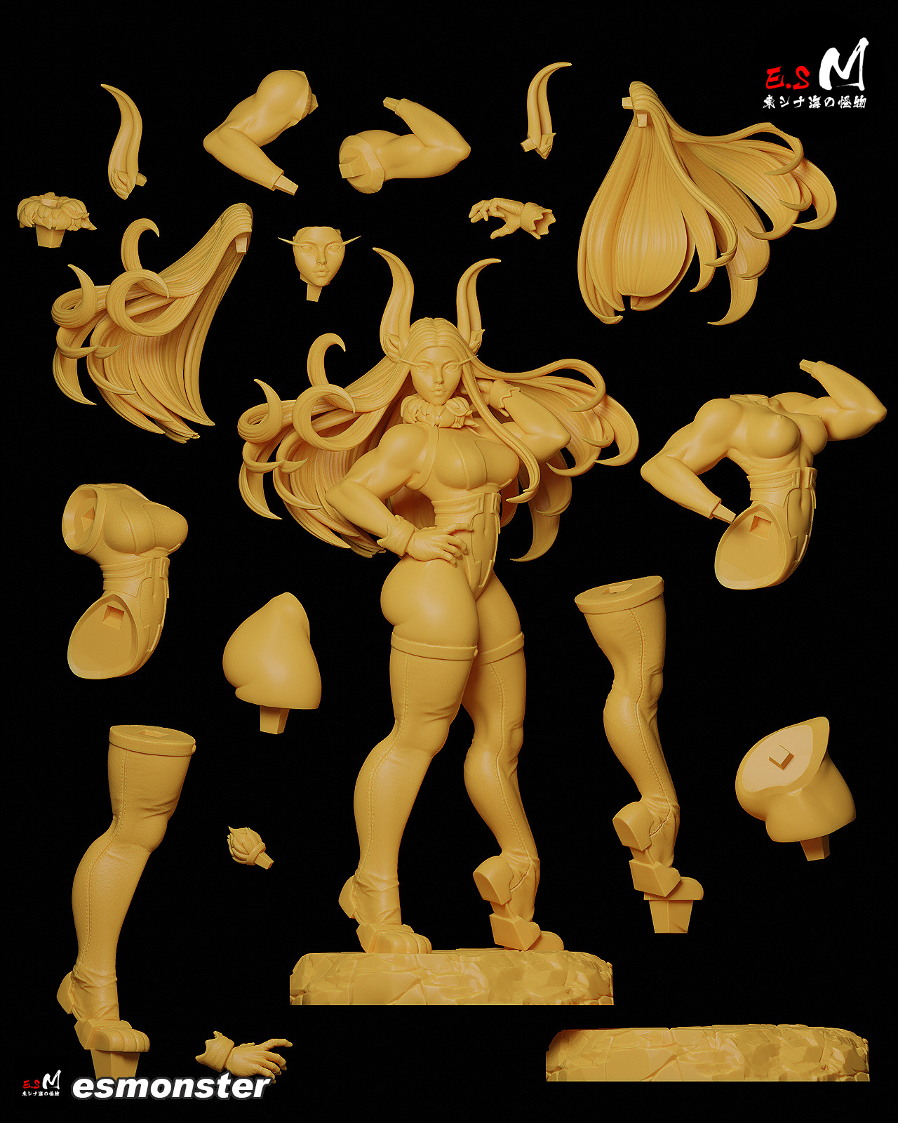 Mirko - My Hero Academia 3D print model_24