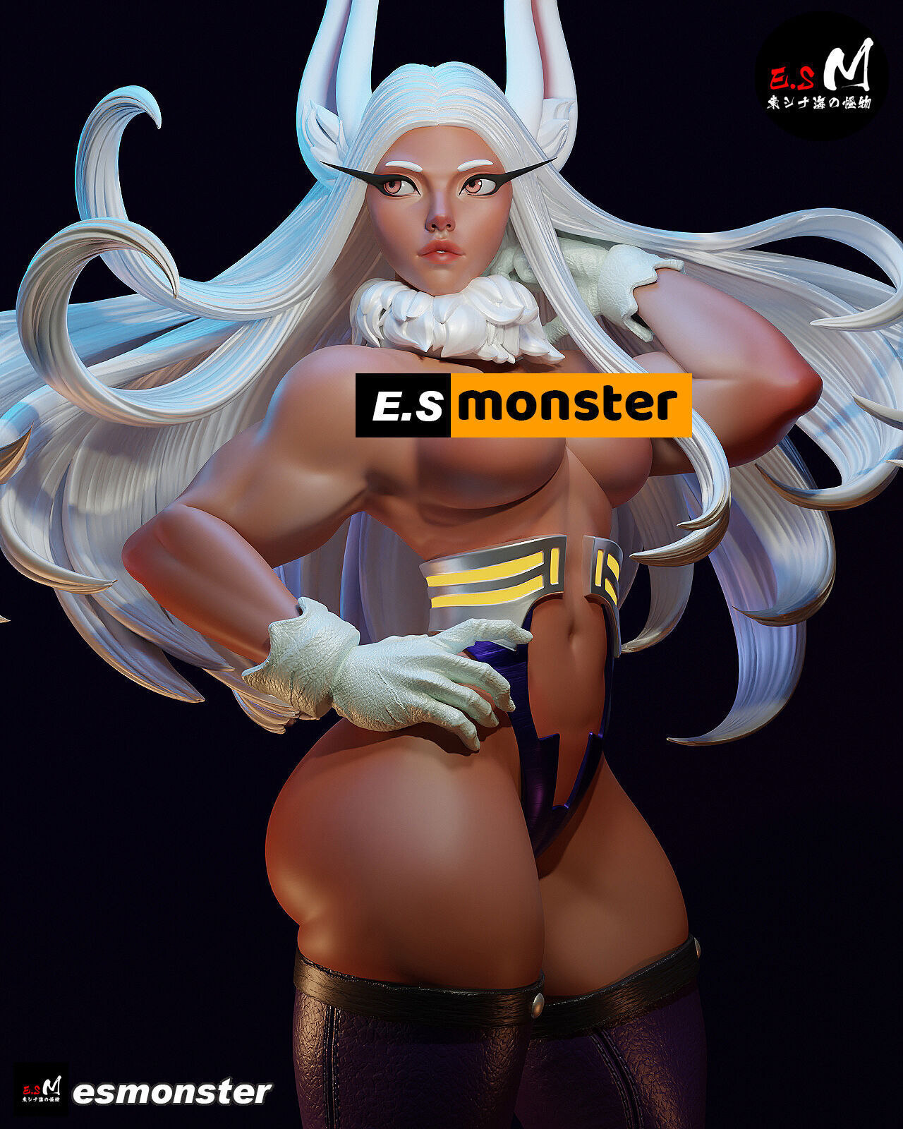 Mirko - My Hero Academia 3D print model_16