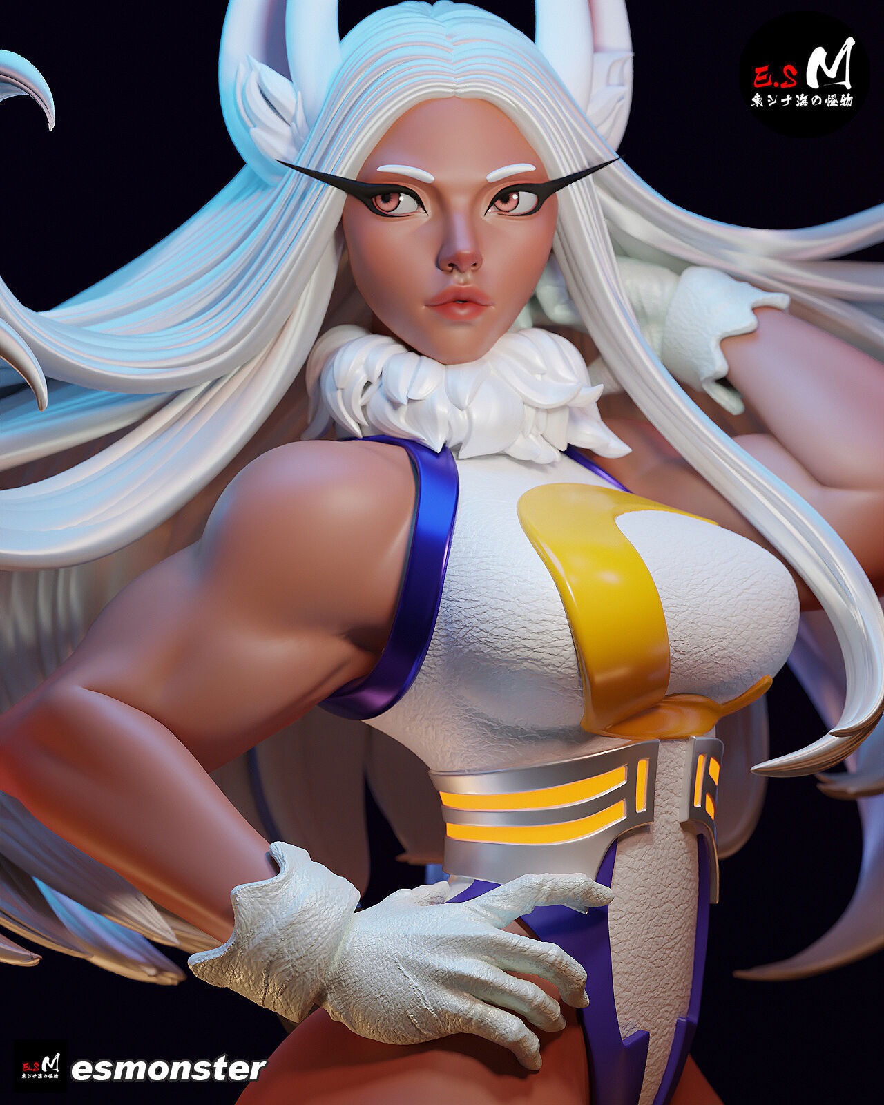 Mirko - My Hero Academia 3D print model_2