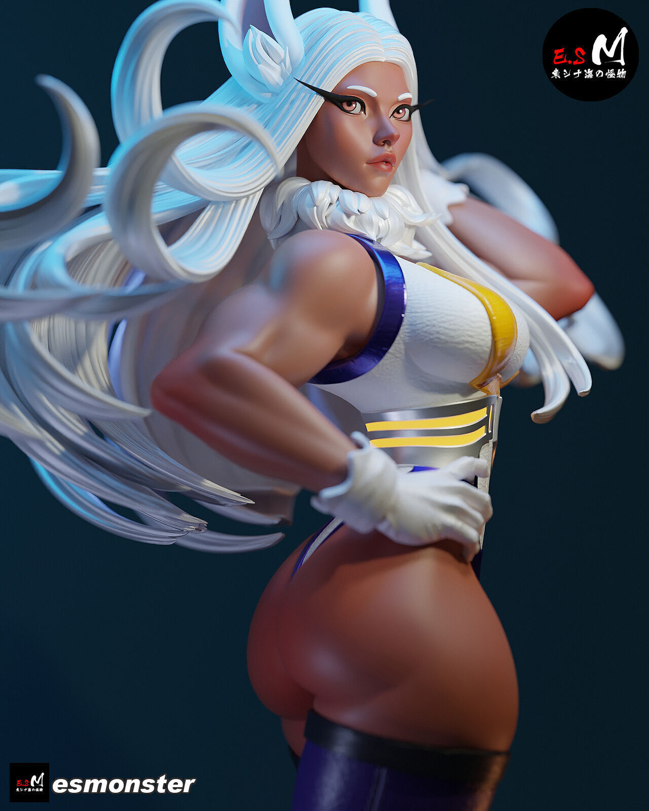 Mirko - My Hero Academia 3D print model_10