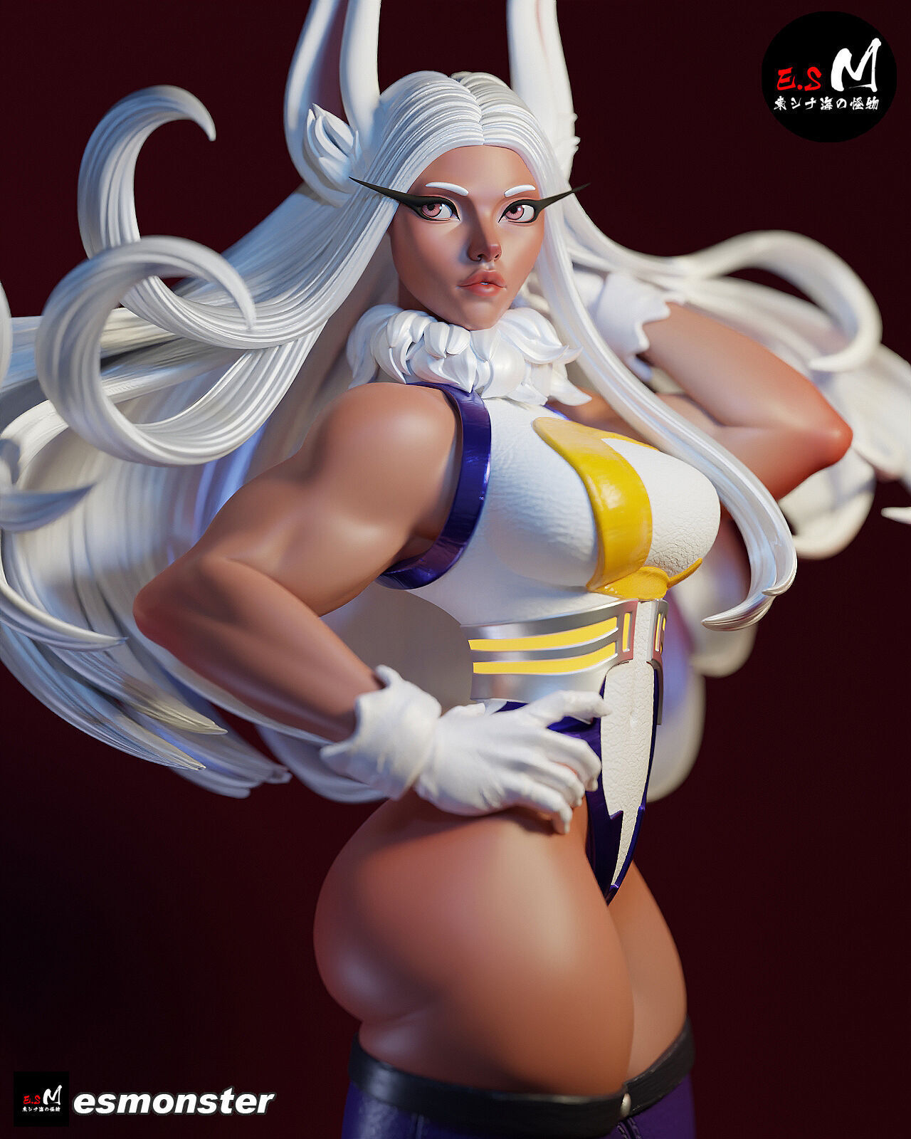 Mirko - My Hero Academia 3D print model_13