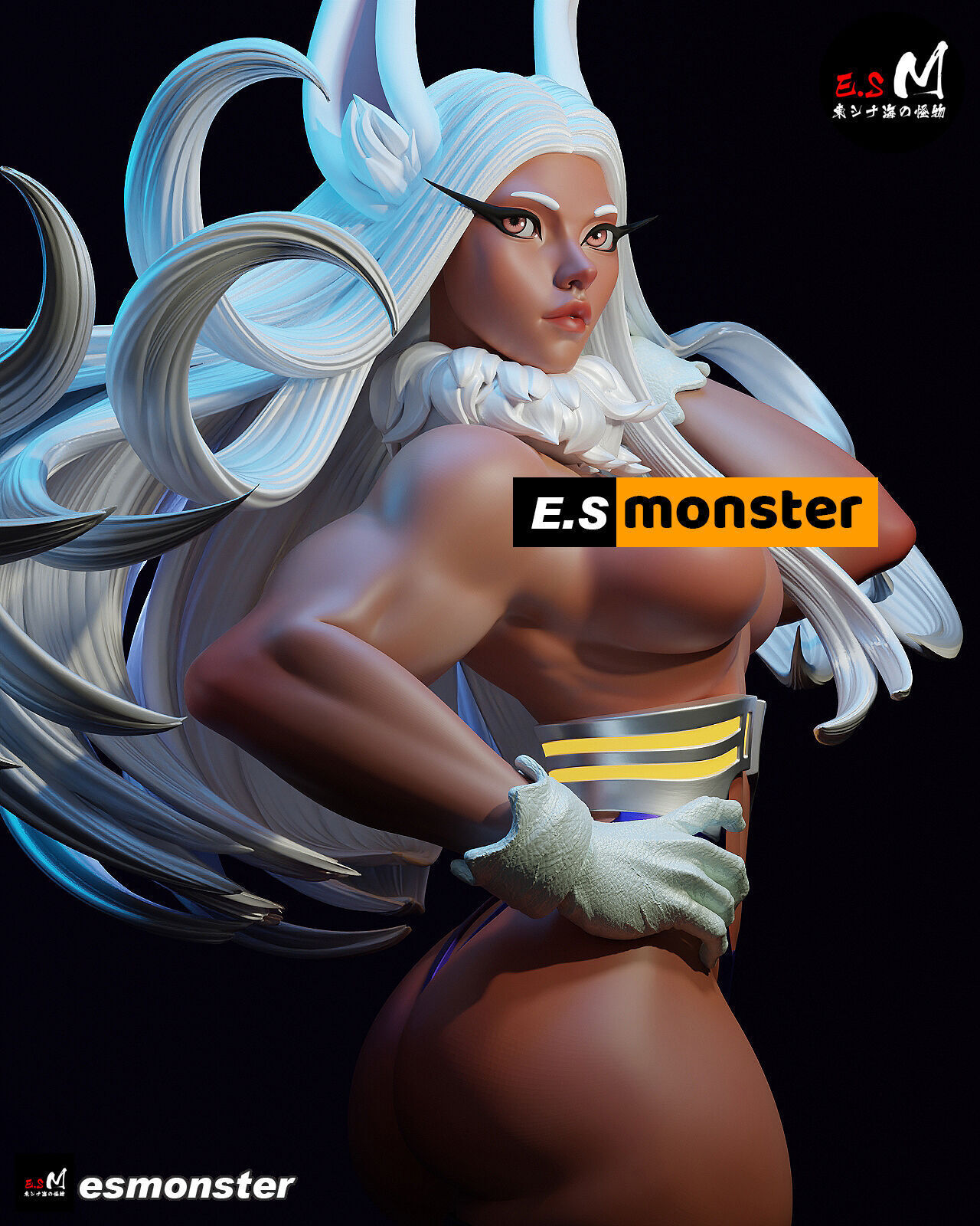 Mirko - My Hero Academia 3D print model_19