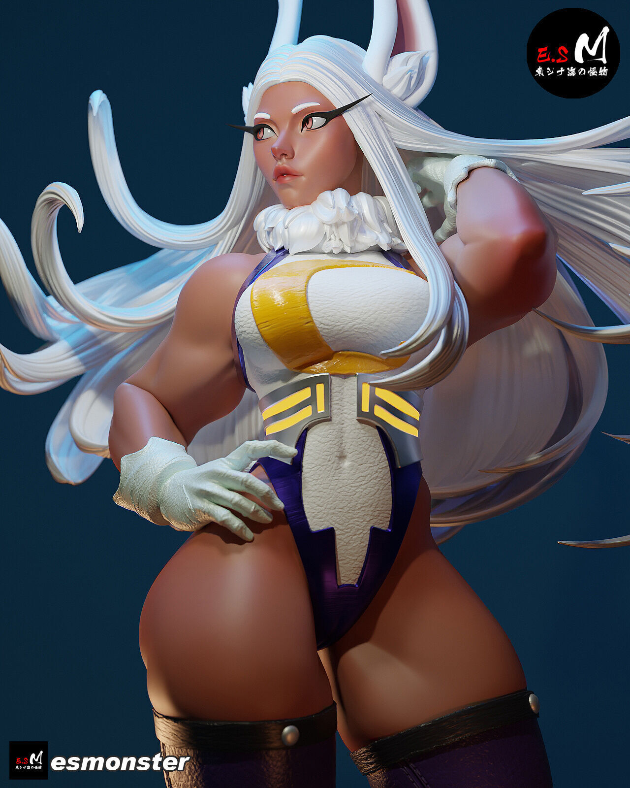 Mirko - My Hero Academia 3D print model_7