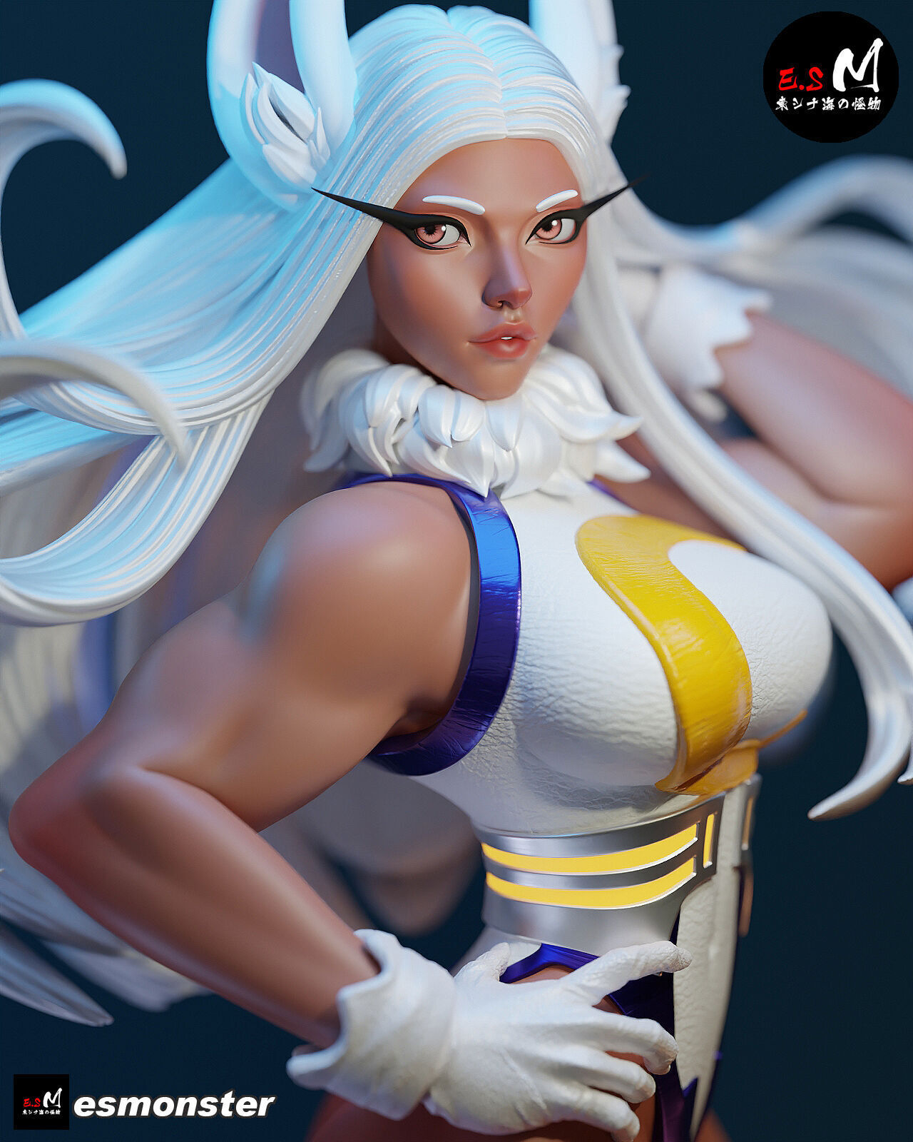 Mirko - My Hero Academia 3D print model_9