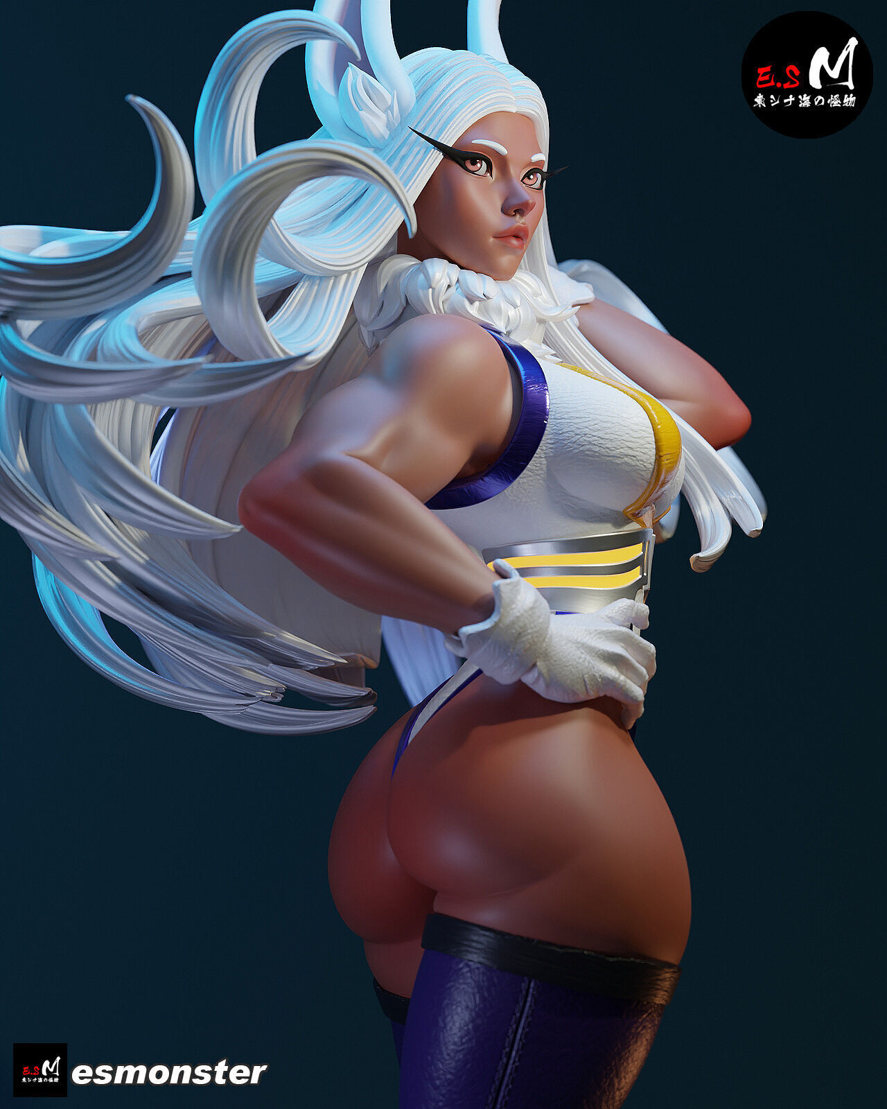 Mirko - My Hero Academia 3D print model_8