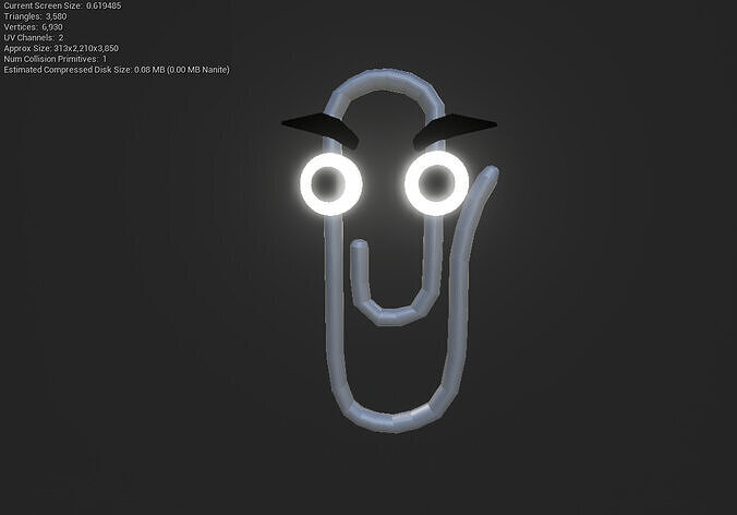 Clippy Easter Egg Free 3D model