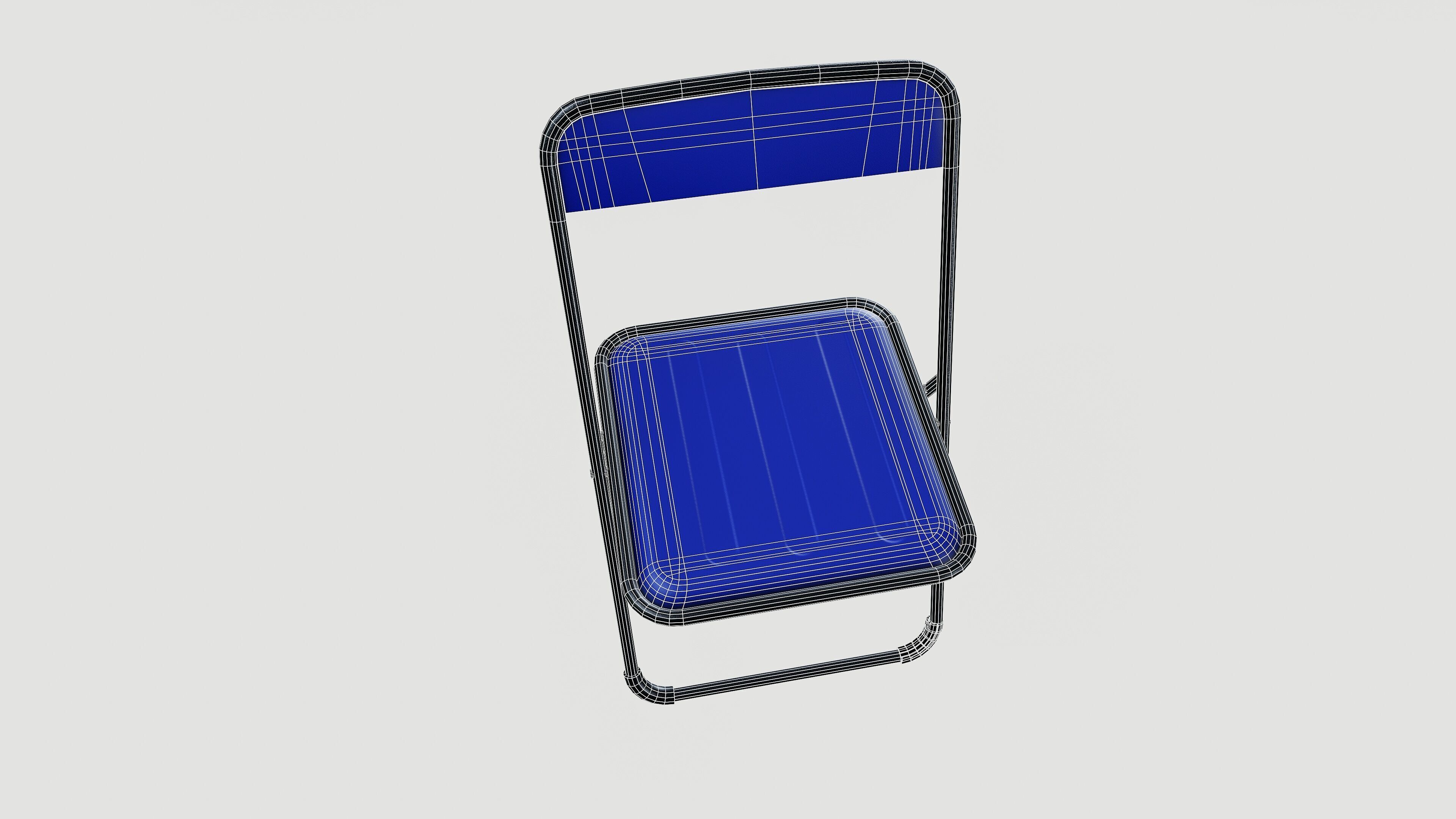 Folding chair 3D model_12