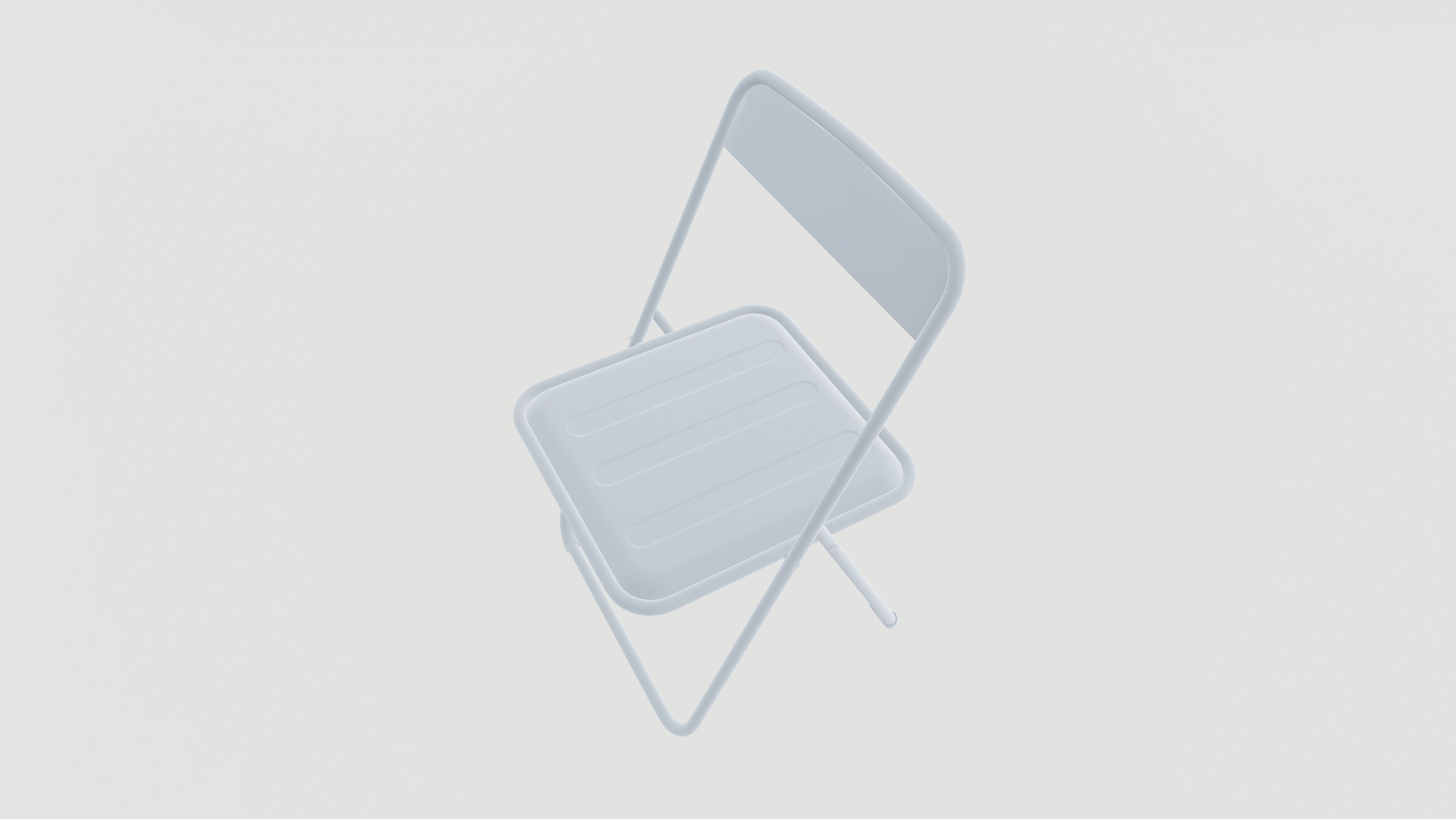 Folding chair 3D model_9