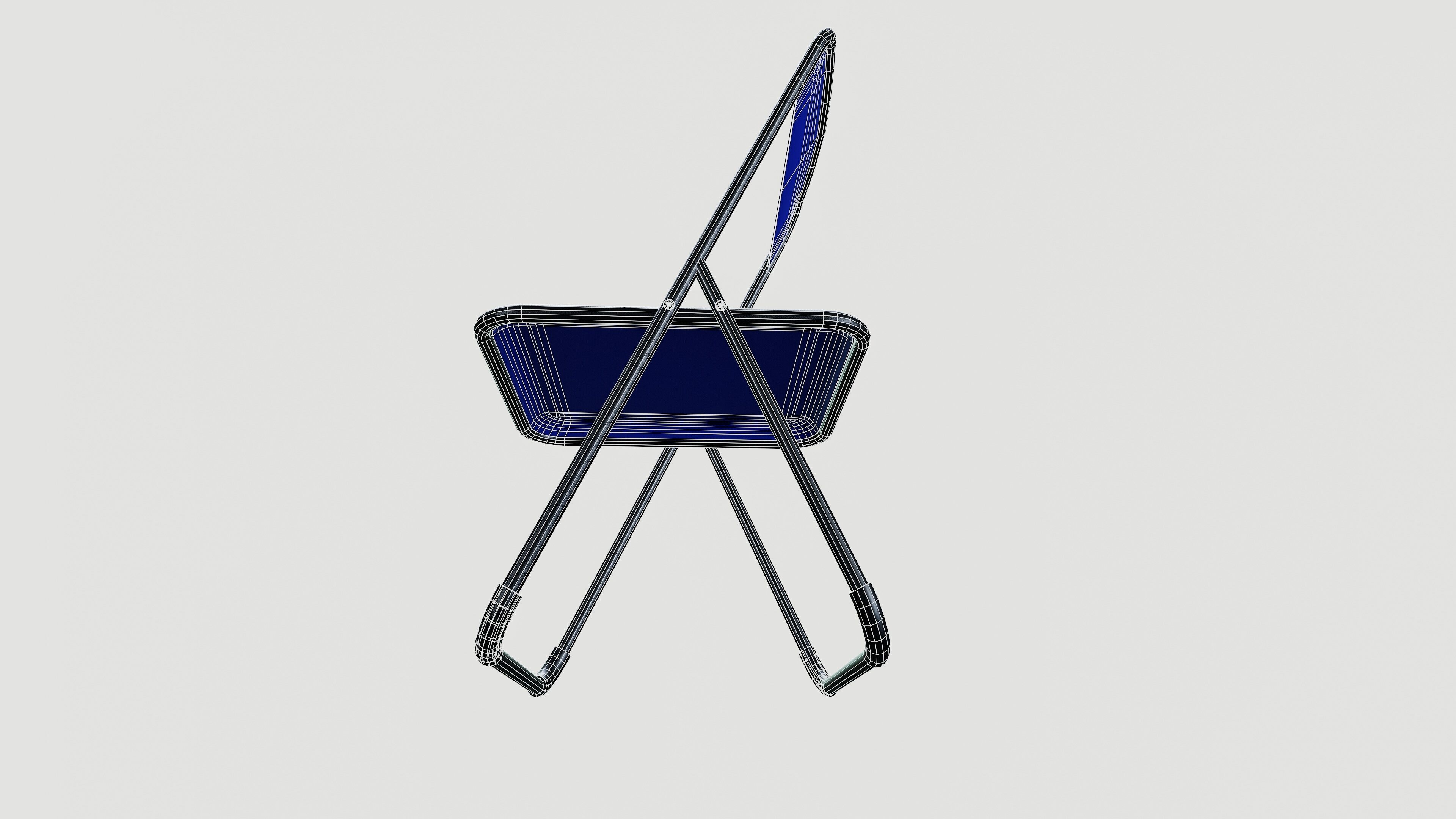Folding chair 3D model_13
