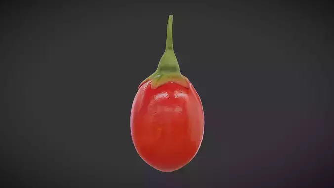 Fruit Goji Low Poly