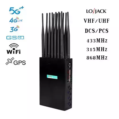 Portable Cell Phone and GPS Signal Jammer Inhibitor