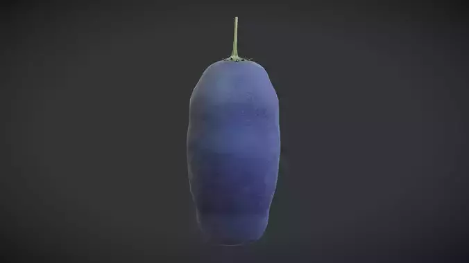 Fruit Honeyberry Low Poly Low-poly 3D model