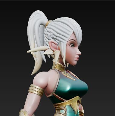 Sabrina Planet X Ambassador Rigged Stylized Sci-Fi Fantasy 3D model_10