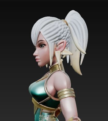 Sabrina Planet X Ambassador Rigged Stylized Sci-Fi Fantasy 3D model_11