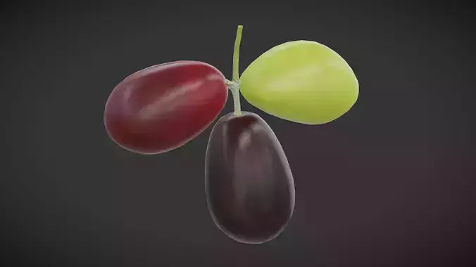 Fruit Jambul Low Poly