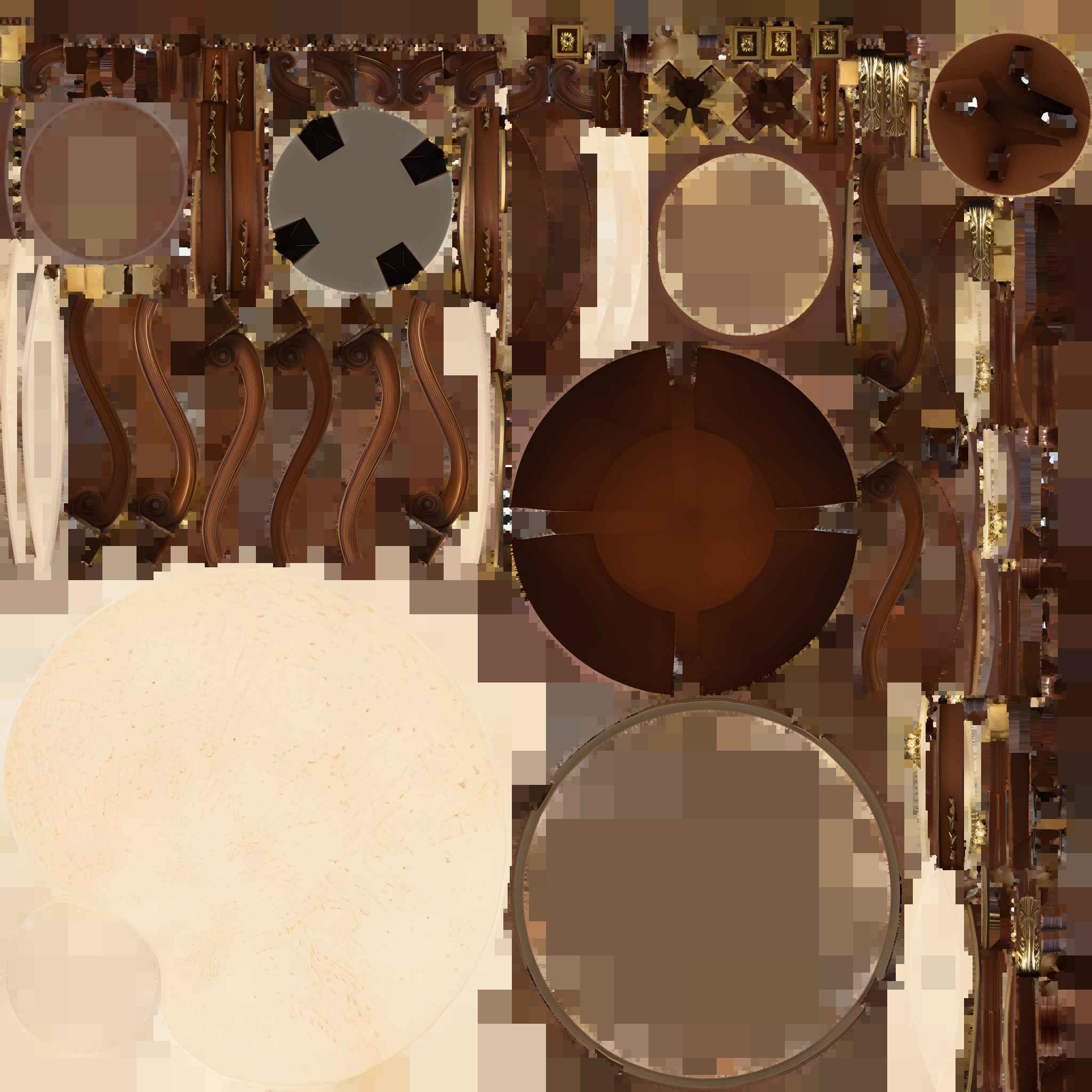 tables - dining tables end entry tables - Inviting Home 3D model_21