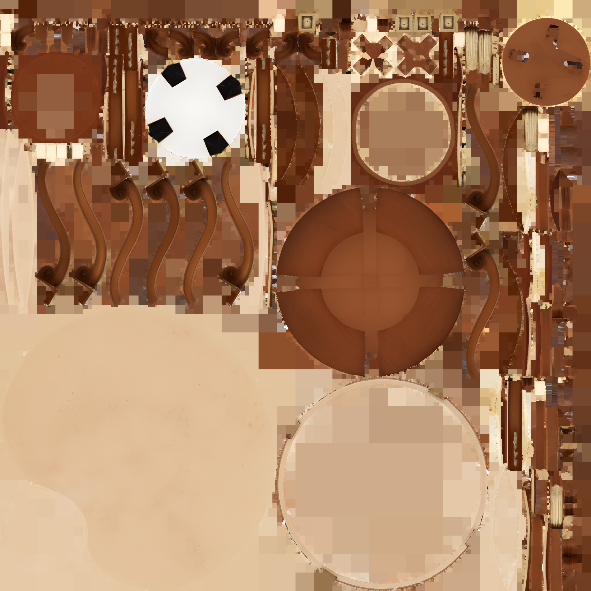 tables - dining tables end entry tables - Inviting Home 3D model_16